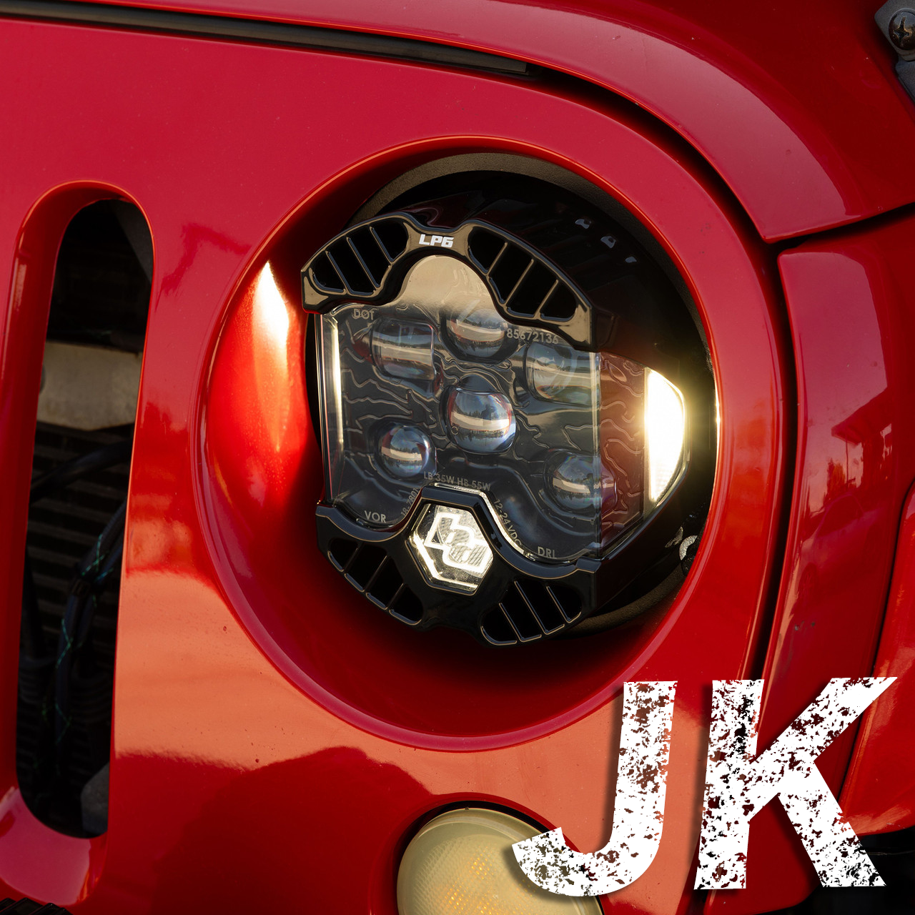 Baja Designs DOT LP6 LED ヘッドライト キット 純正ハロゲン対応 (JK)