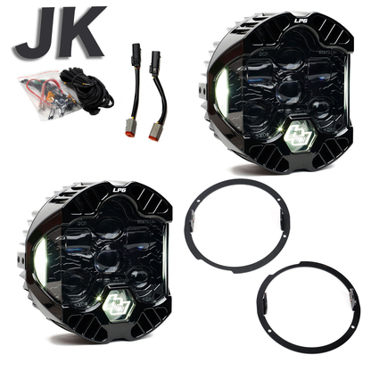 Baja Designs DOT LP6 LED ヘッドライト キット 純正ハロゲン対応 (JK)