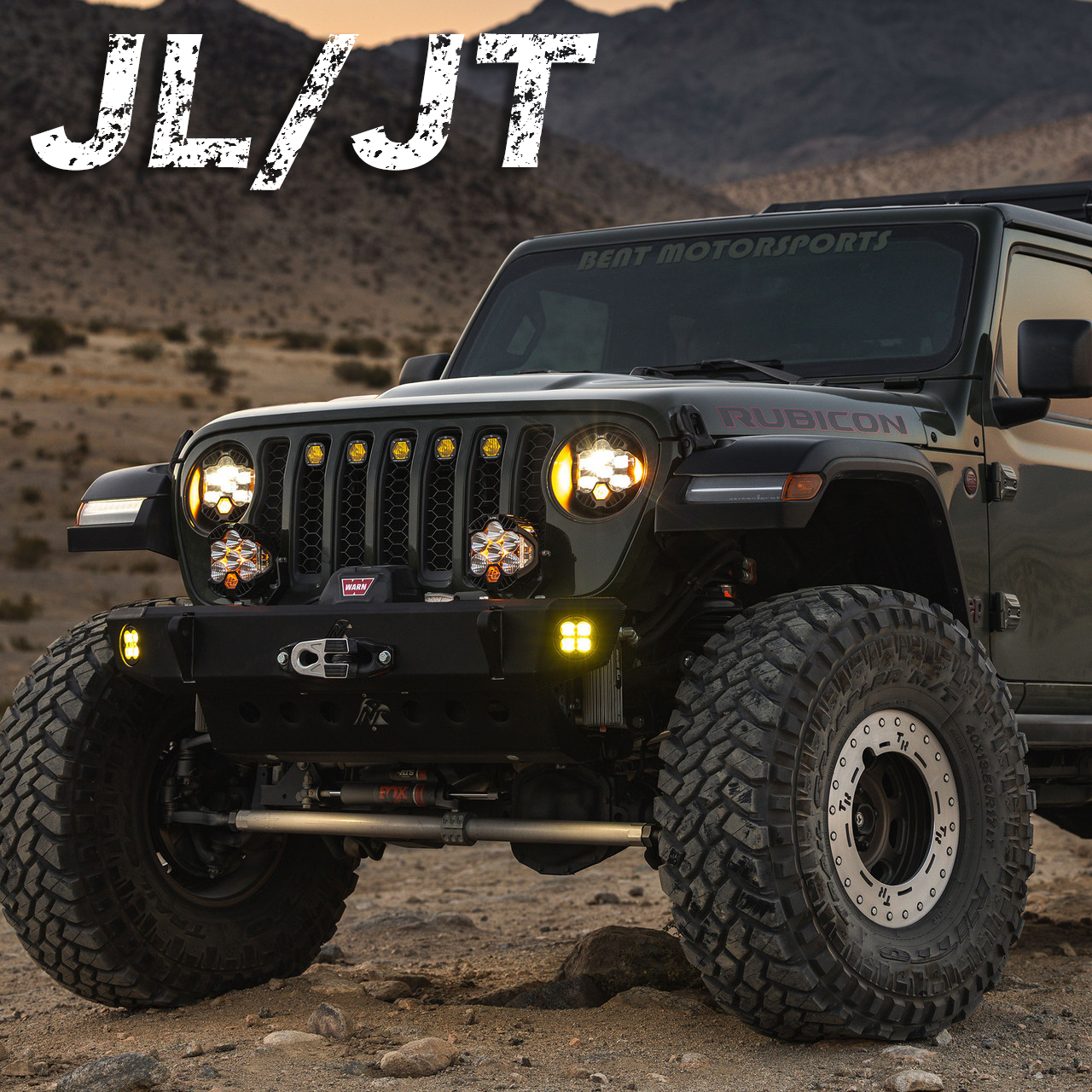 Baja Designs DOT LP6 LED ヘッドライト キット 純正LED/ハロゲン対応 (JL/JT)