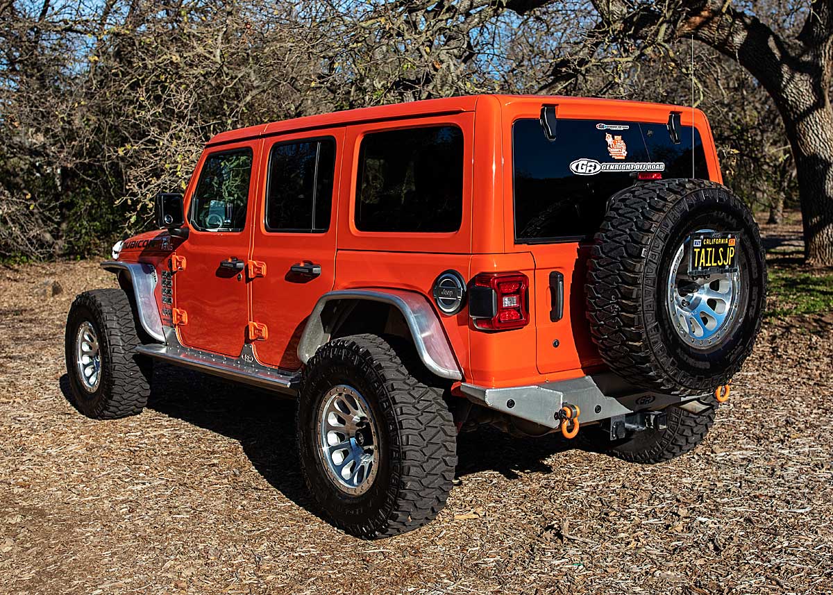 GenRight Off Road フロント＆リア アルミフェンダーセット (JL