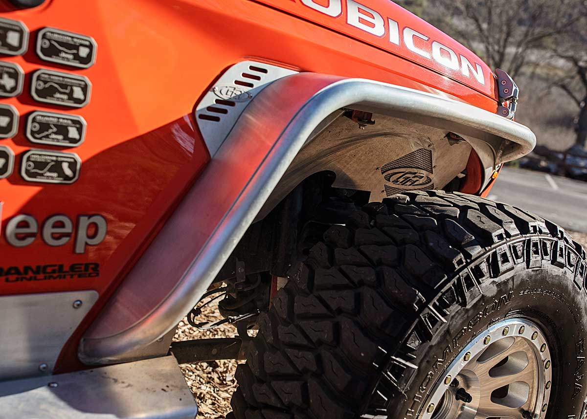 GenRight Off Road フロント＆リア アルミフェンダーセット (JL