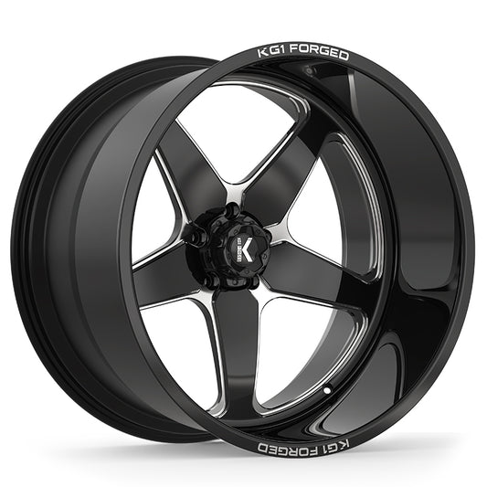 KG1 FORGED ホイール KC001 STELLA | GLOSS BLACK MILLED