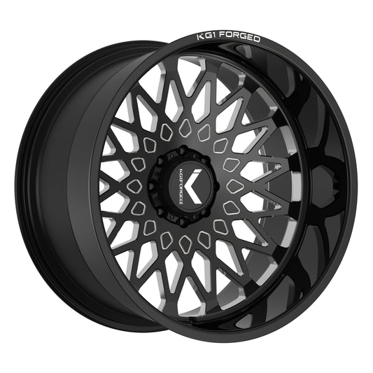 KG1 FORGED ホイール KF036 CHEMIST | GLOSS BLACK MILLED