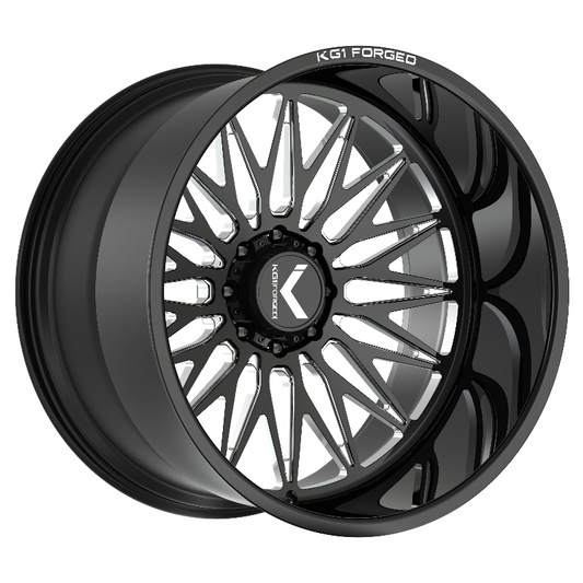 KG1 FORGED ホイール KC059 SEISMIC | GLOSS BLACK MILLED