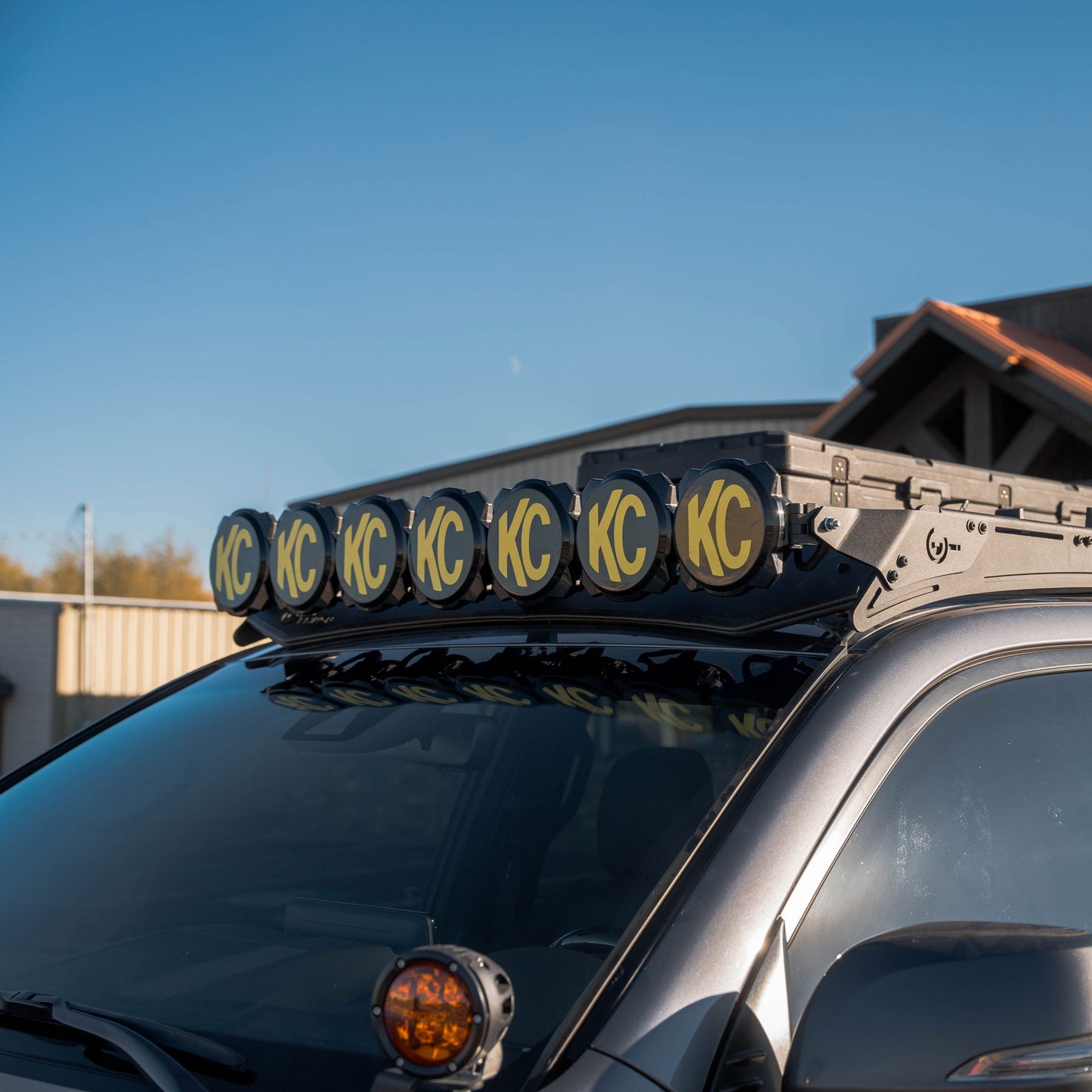 PRINSU プリンス フロントフェイシング ライトバー ブラケット KC Hilites用