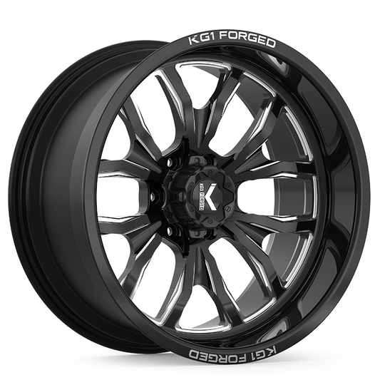 KG1 FORGED ホイール KF001 PRIMACY | GLOSS BLACK MILLED