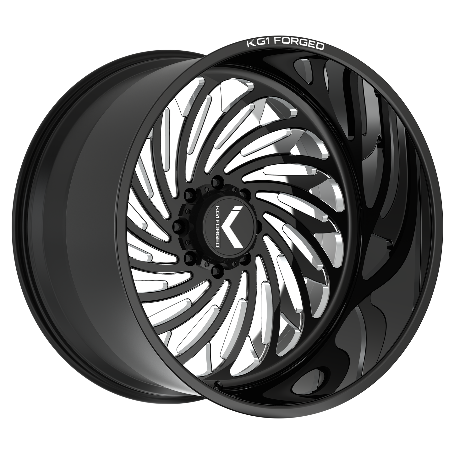 KG1 FORGED ホイール KF031 PHANTASY | GLOSS BLACK MILLED
