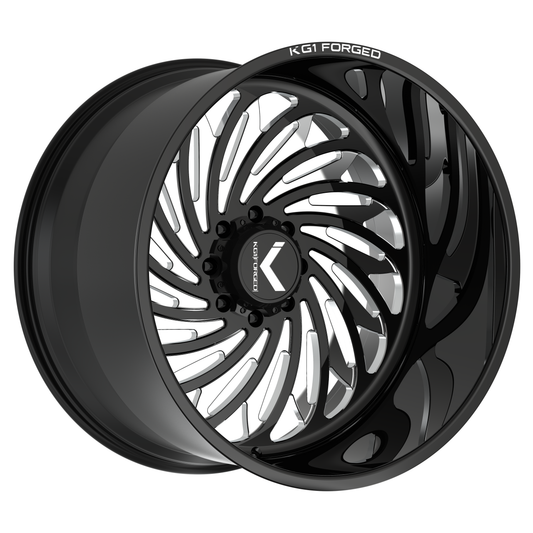 KG1 FORGED ホイール KF031 PHANTASY | GLOSS BLACK MILLED