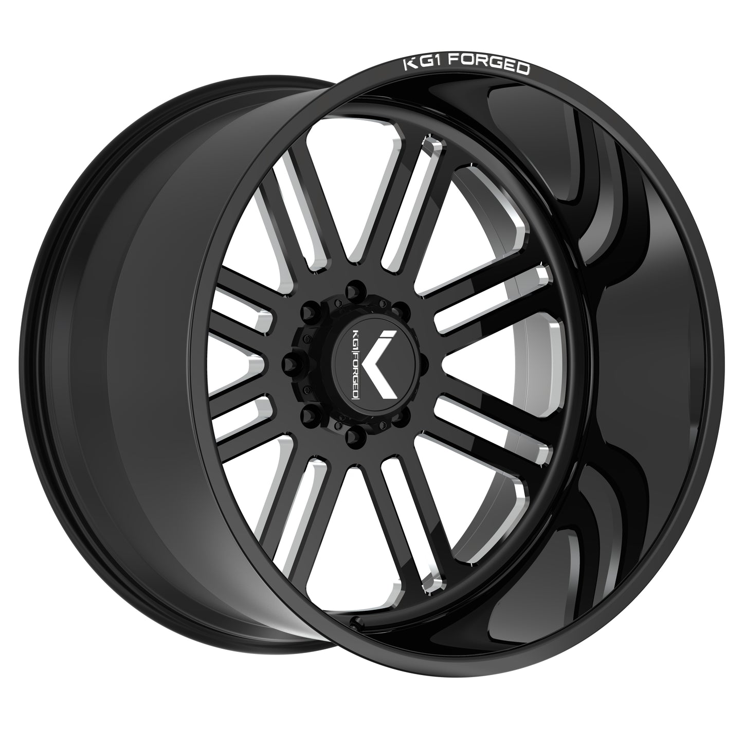 KG1 FORGED ホイール KF034 H8TER | GLOSS BLACK MILLED