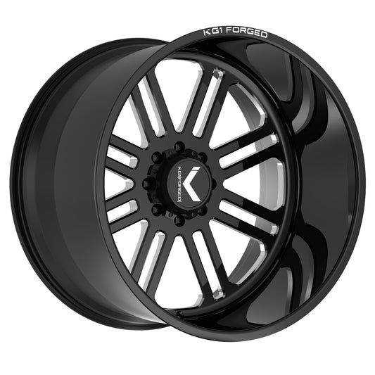 KG1 FORGED ホイール KF034 H8TER | GLOSS BLACK MILLED