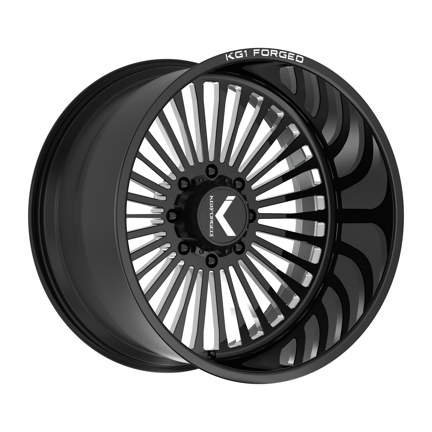 KG1 FORGED ホイール KF051 VEGAS | GLOSS BLACK MILLED