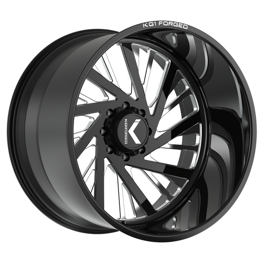 KG1 FORGED ホイール KF089 MINDSET | GLOSS BLACK MILLED