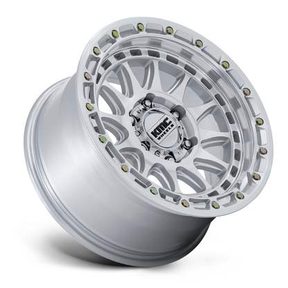 KMC ホイール KM556 CRUX | GLOSS SILVER W/ MACHINED FACE