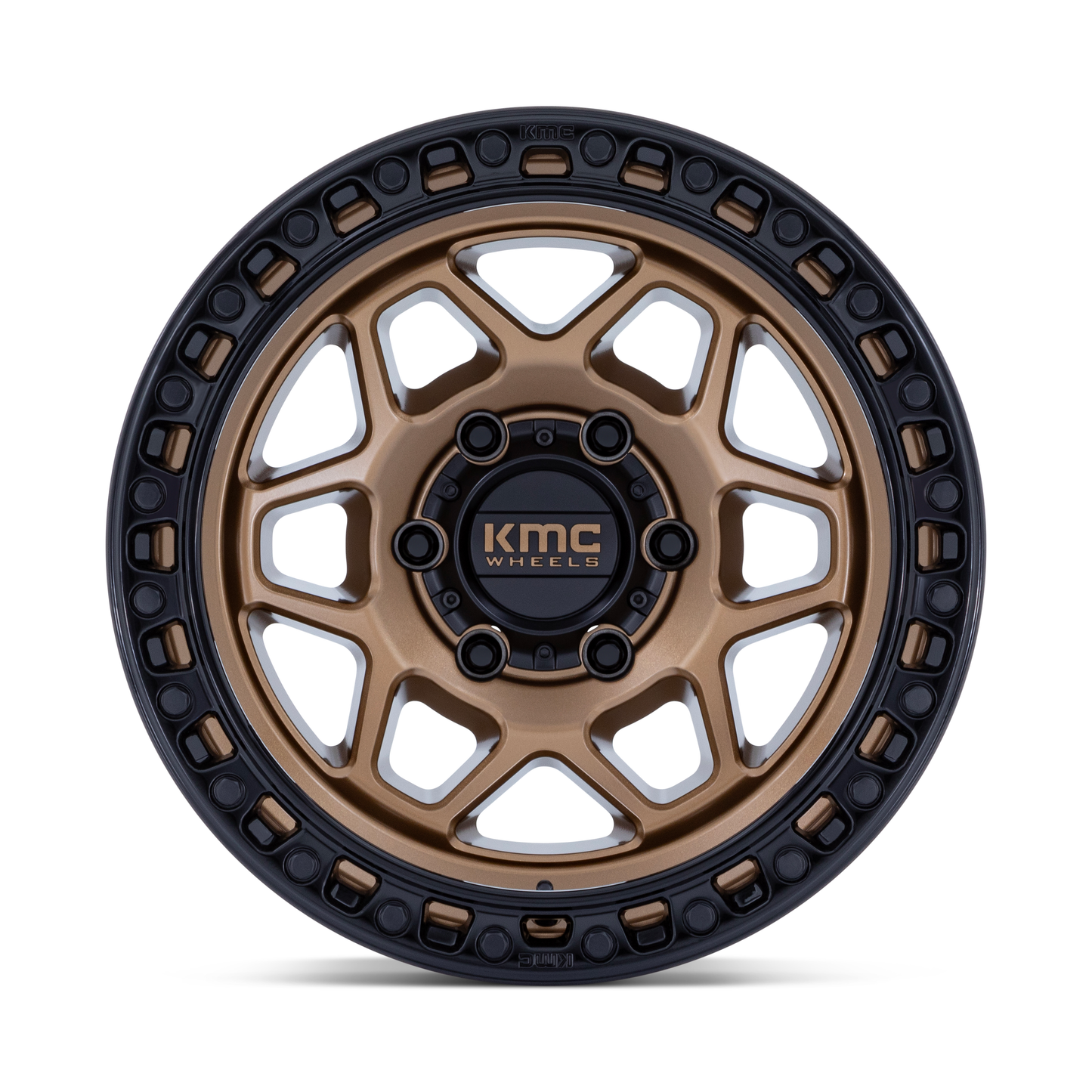 KMC ホイール KM553 TORX | MATTE BRONZE W GLOSS BLACK LIP