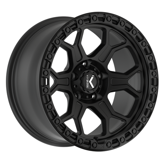 KG1 FORGED ホイール KO111F BISHOP | TEXTURED MATTE BLACK BLACK RING
