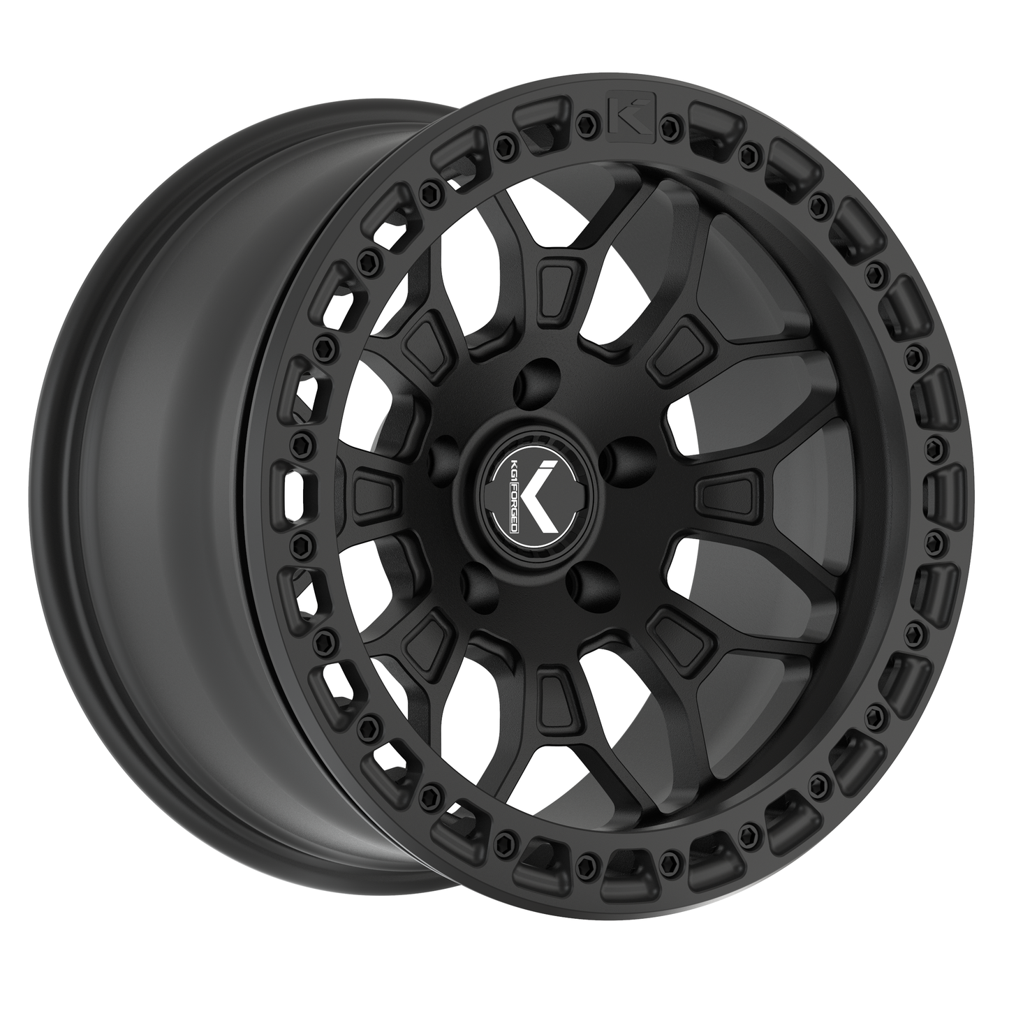 KG1 FORGED ホイール KO200 RUSH BEADLOCK | TEXTURED MATTE BLACK
