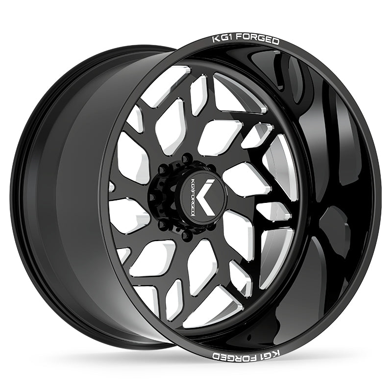 KG1 FORGED ホイール KF021 KREATOR | GLOSS BLACK MILLED