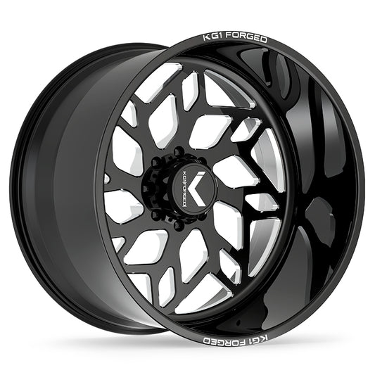 KG1 FORGED ホイール KF021 KREATOR | GLOSS BLACK MILLED