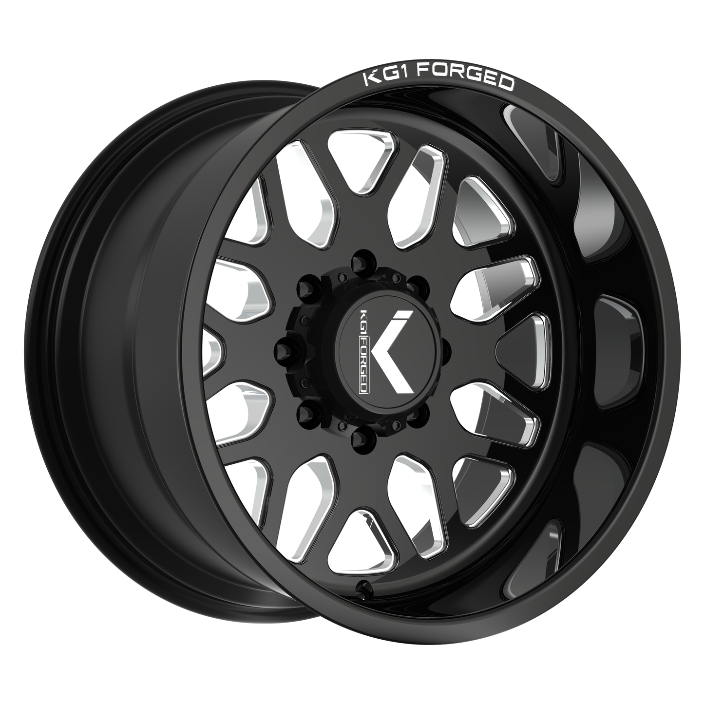 KG1 FORGED ホイール KT001 VETERAN | GLOSS BLACK MILLED