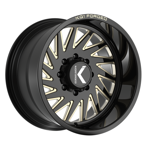 KG1 FORGED ホイール KT056 OUTBURST | GLOSS BLACK GOLD MILLE