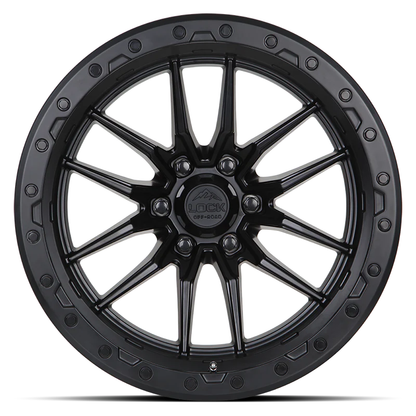 Lock Off Road Wheels ロックオフロード ホイール KRAWLER | Matte Black w/ Matte Black Ring