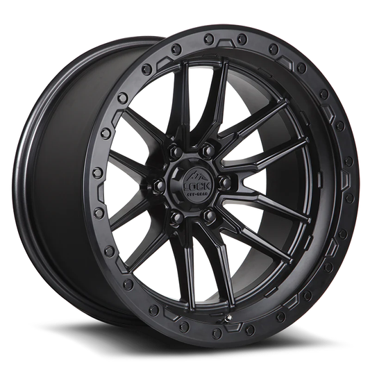 Lock Off Road Wheels ロックオフロード ホイール KRAWLER | Matte Black w/ Matte Black Ring