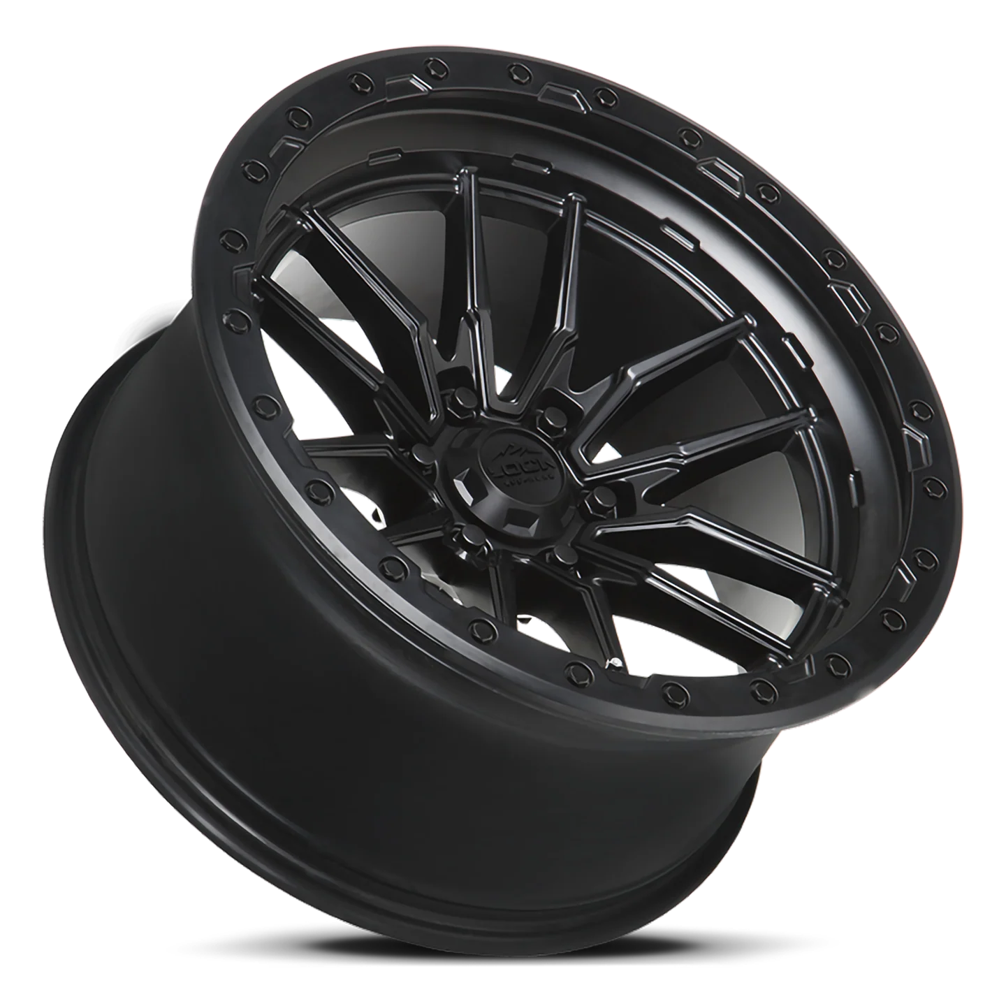 Lock Off Road Wheels ロックオフロード ホイール KRAWLER | Matte Black w/ Matte Black Ring