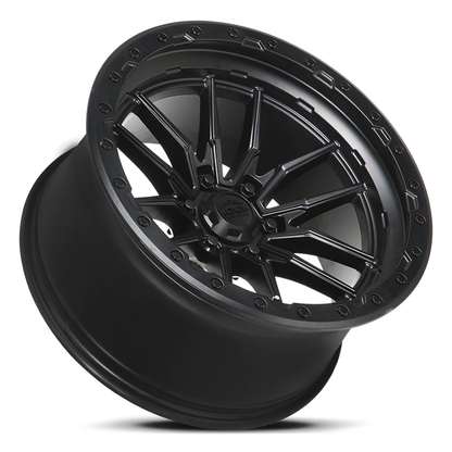 Lock Off Road Wheels ロックオフロード ホイール KRAWLER | Matte Black w/ Matte Black Ring