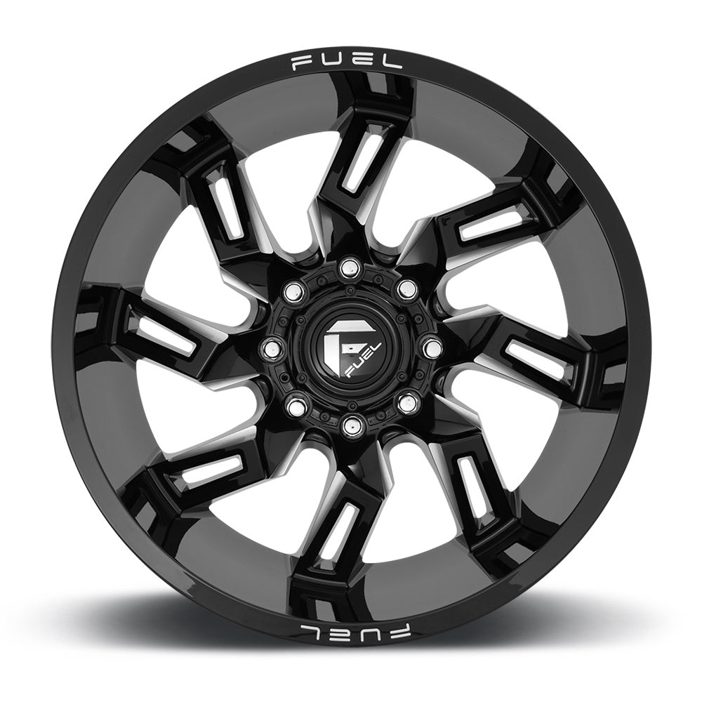 Fuel Off Road フューエルオフロード ホイール D747 LOCKDOWN | GLOSS BLACK MILLED