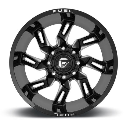 Fuel Off Road フューエルオフロード ホイール D747 LOCKDOWN | GLOSS BLACK MILLED