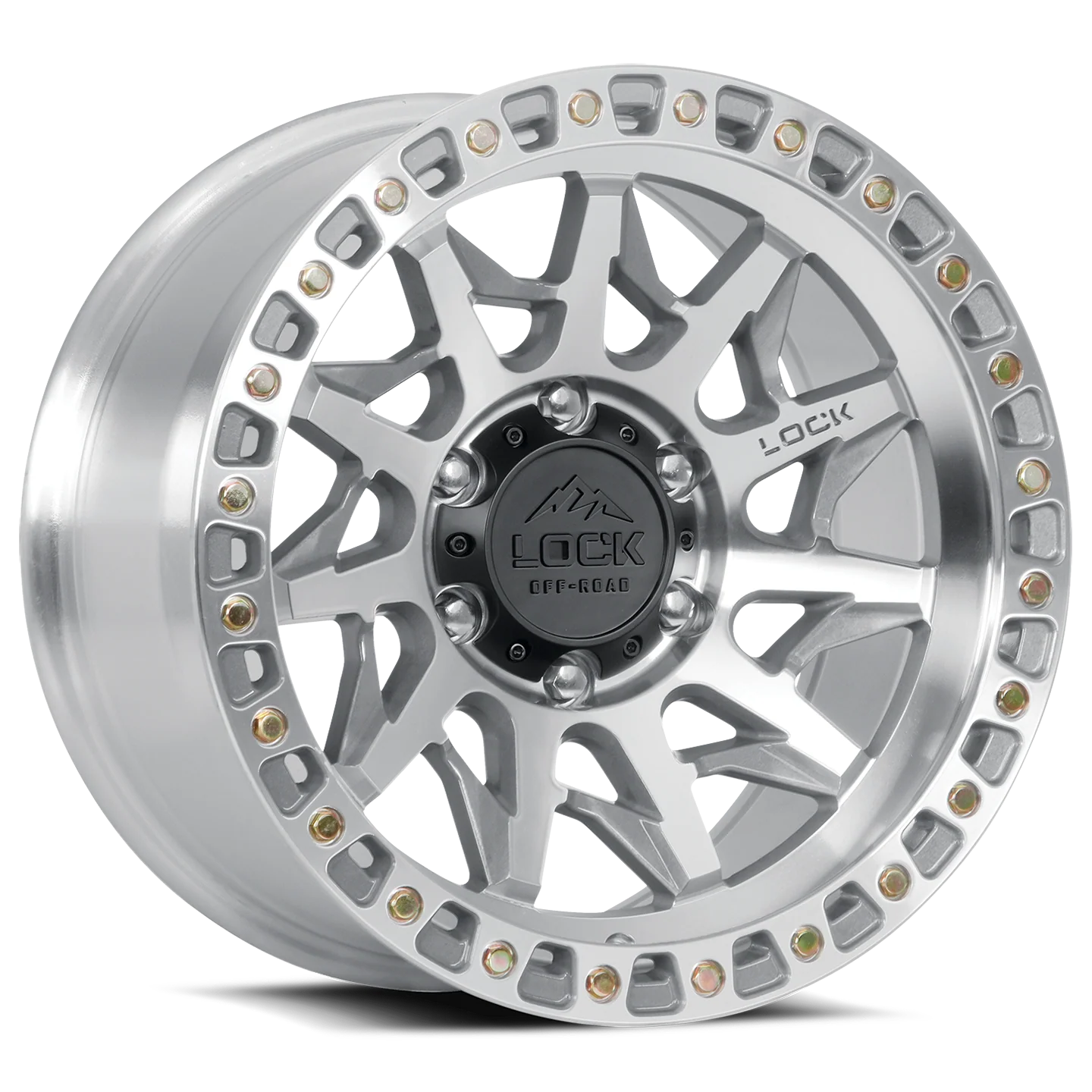 Lock Off Road Wheels ロックオフロード ホイール LUNATIC | Machined w/ Clear Coat