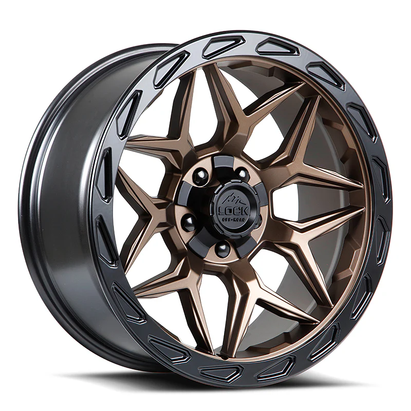 Lock Off Road Wheels ロックオフロード ホイール MATRIX | Matte Bronze w/ Matte Black Ring