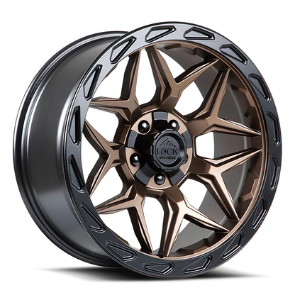 Lock Off Road Wheels ロックオフロード ホイール MATRIX | Matte Bronze w/ Matte Black Ring
