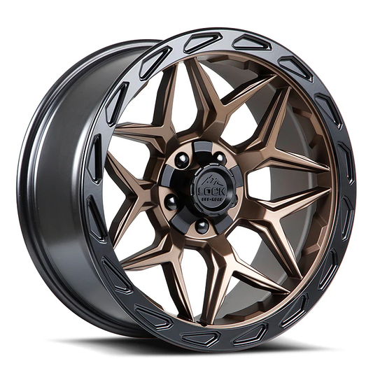 Lock Off Road Wheels ロックオフロード ホイール MATRIX | Matte Bronze w/ Matte Black Ring