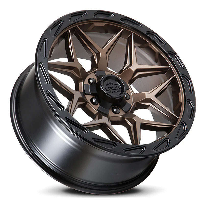Lock Off Road Wheels ロックオフロード ホイール MATRIX | Matte Bronze w/ Matte Black Ring