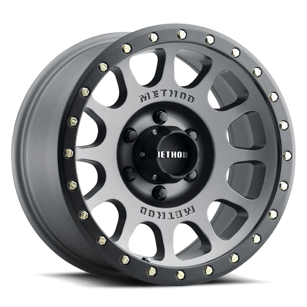 Method Race Wheels メソッド ホイール 305 NV | TITANIUM - MATTE BLACK LIP ...