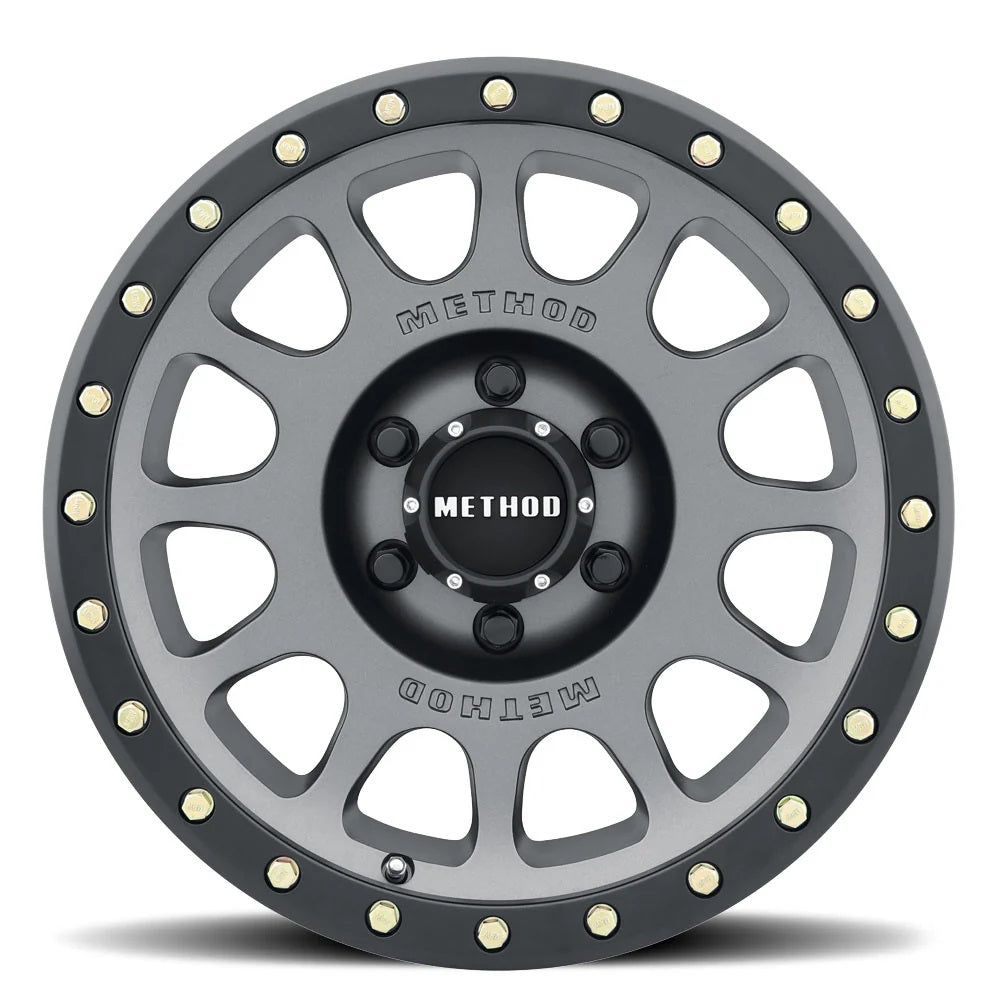 Method Race Wheels メソッド ホイール 305 NV | TITANIUM - MATTE BLACK LIP ...