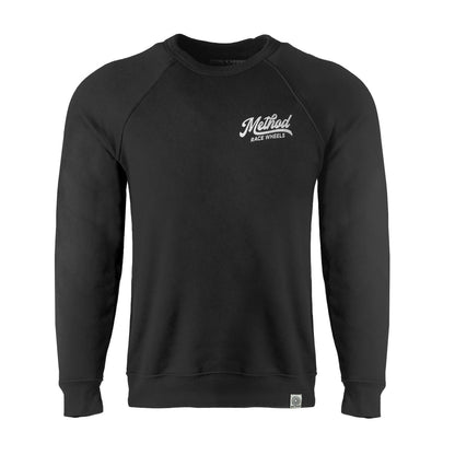 Method メソッド Classic Script Crewneck Sweatshirt Black