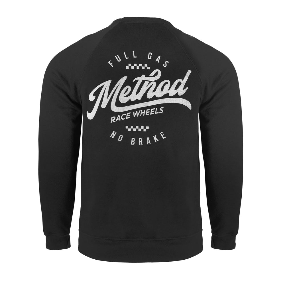 Method メソッド Classic Script Crewneck Sweatshirt Black