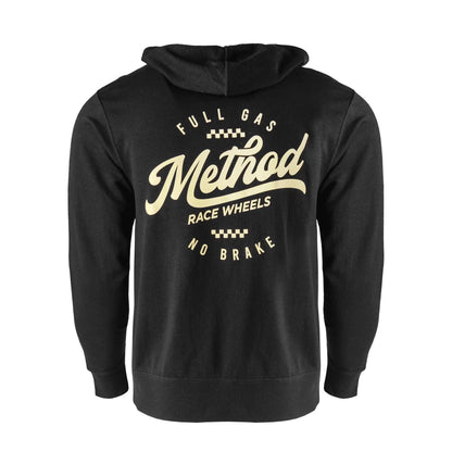 Method メソッド Classic Script Zip-Up Hoodie Black