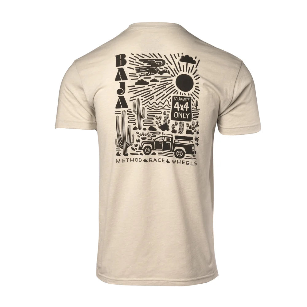 Method Race Wheels Baja Adventure Tシャツ Sand