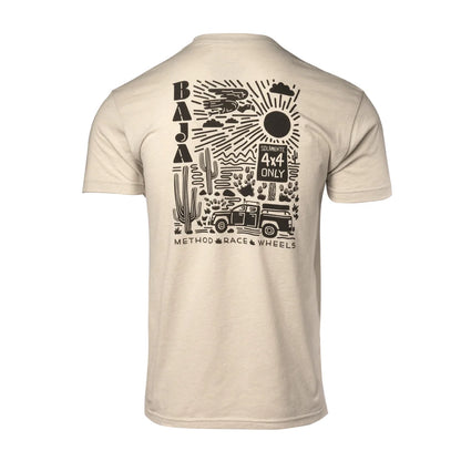 Method Race Wheels Baja Adventure Tシャツ Sand