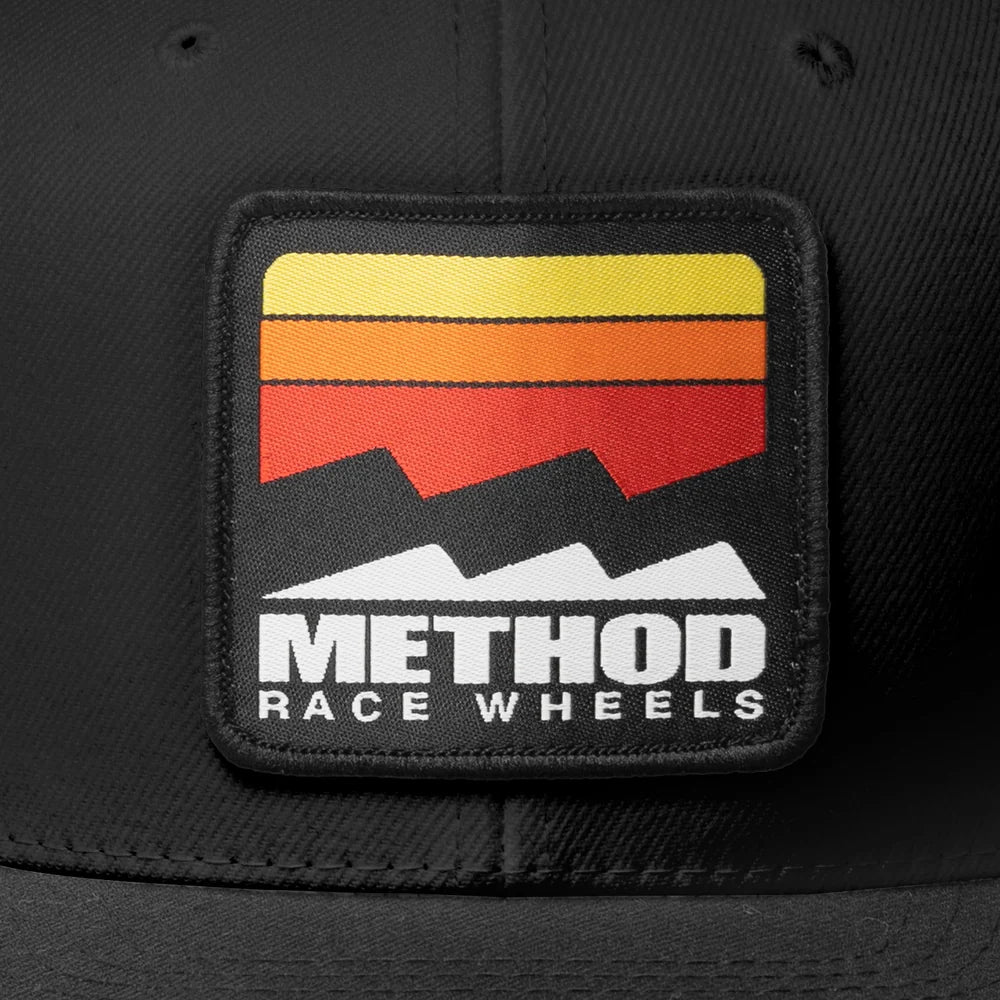 Method Race Wheels Mountain Flatbill Trucker Snapback Black