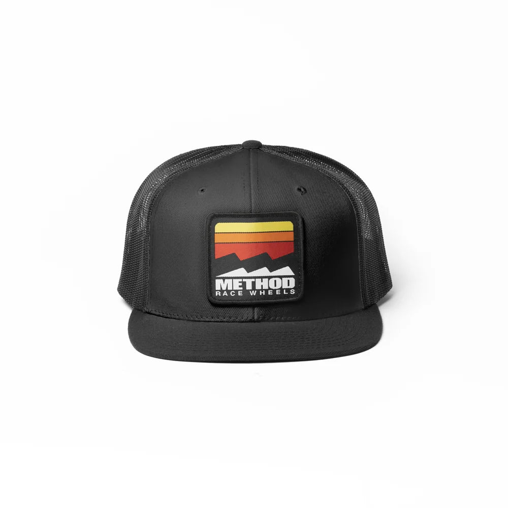Method Race Wheels Mountain Flatbill Trucker Snapback Black