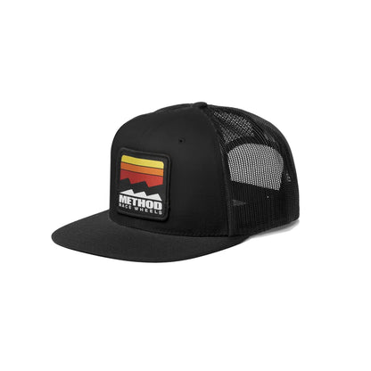 Method Race Wheels Mountain Flatbill Trucker Snapback Black