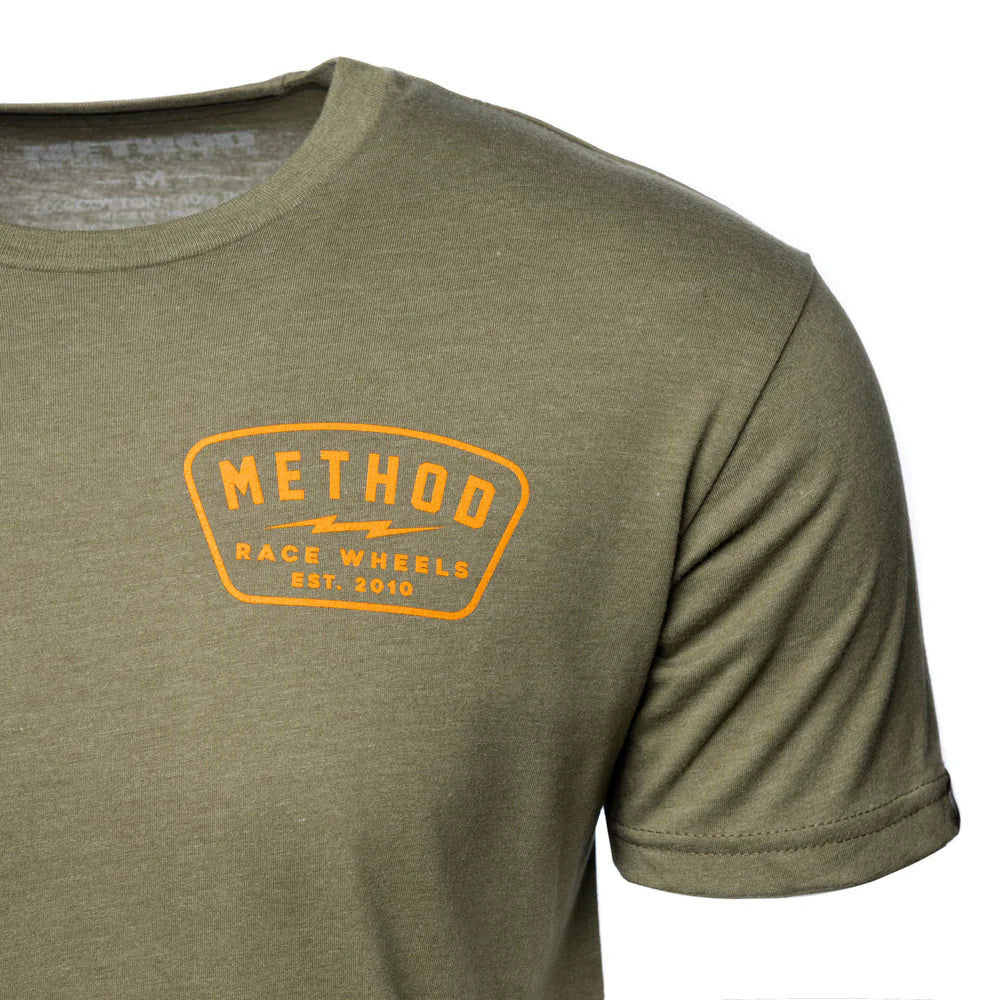 Method Race Wheels Bolt Tシャツ Military Green