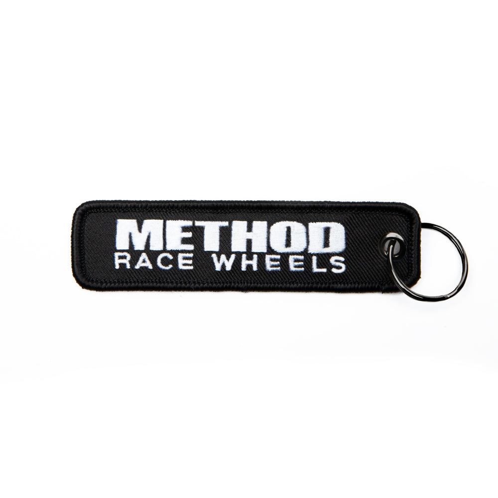 Method メソッド Brand Logo Keychain Black