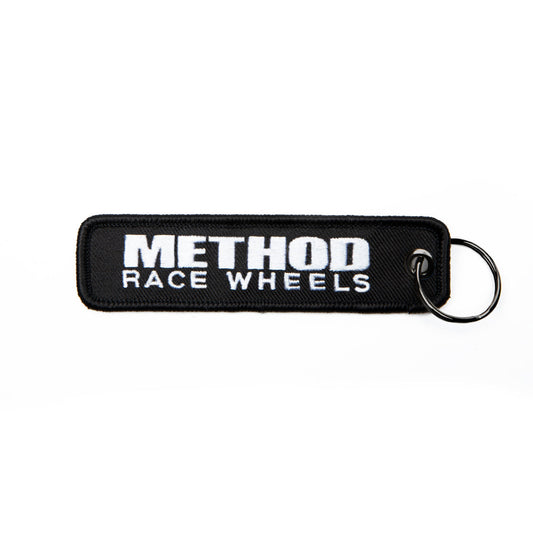 Method メソッド Brand Logo Keychain Black