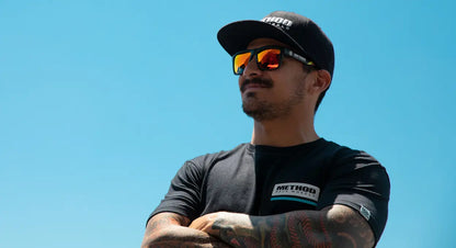 Method メソッド Brand Logo Hat Snapback Black