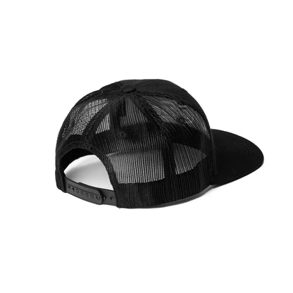 Method Race Wheels Classic Stripes Flatbill Trucker Snapback Black